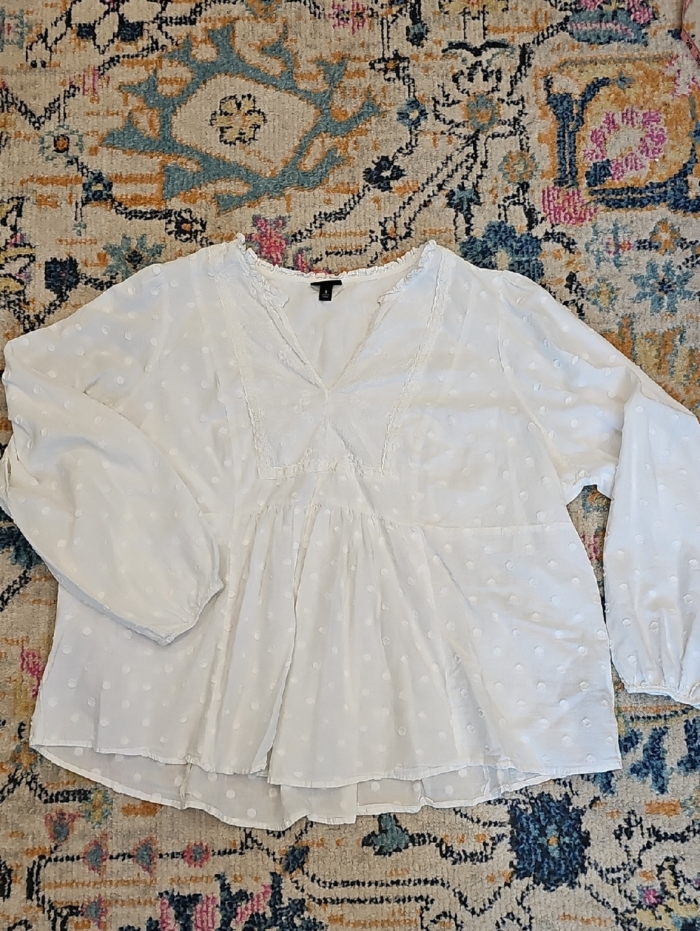 Womens Blouse From Torrid - White - Size 3x